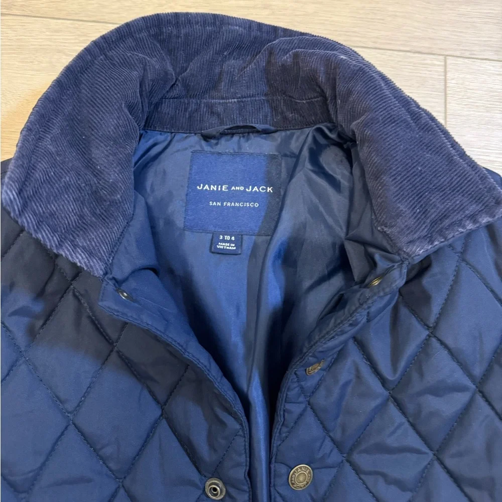 Janie and‎ Jack The Quilted Barn Jacket 3-4Y